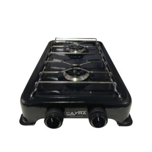 Anafe Frontal 2 Hornallas Mechero Aluminio Gas Envasado