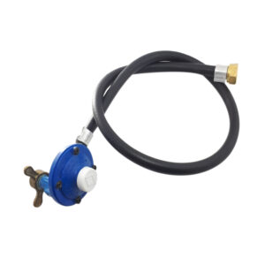 Regulador Gas 3/8 Microgarrafa con Manguera 80cm