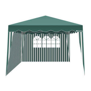 Gacebo 3x3x2.65 C/ Paredes Plegable Polyester
