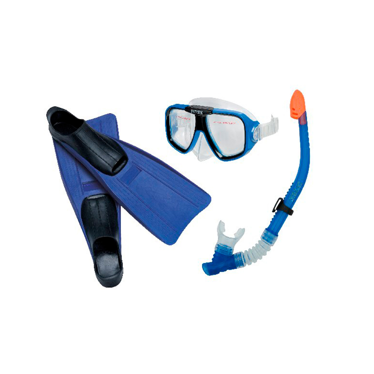 Mascara+Snorkel+Aletas Reef Rider #55957