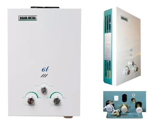 Calefon 6L Bram Metal GN - Imagen 5